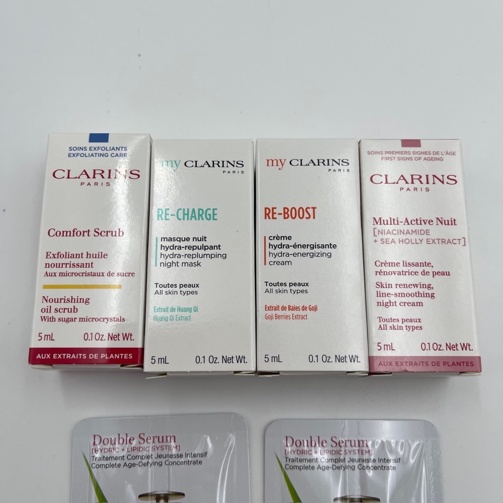 Clarins double serum sample set - Picture 2 of 3